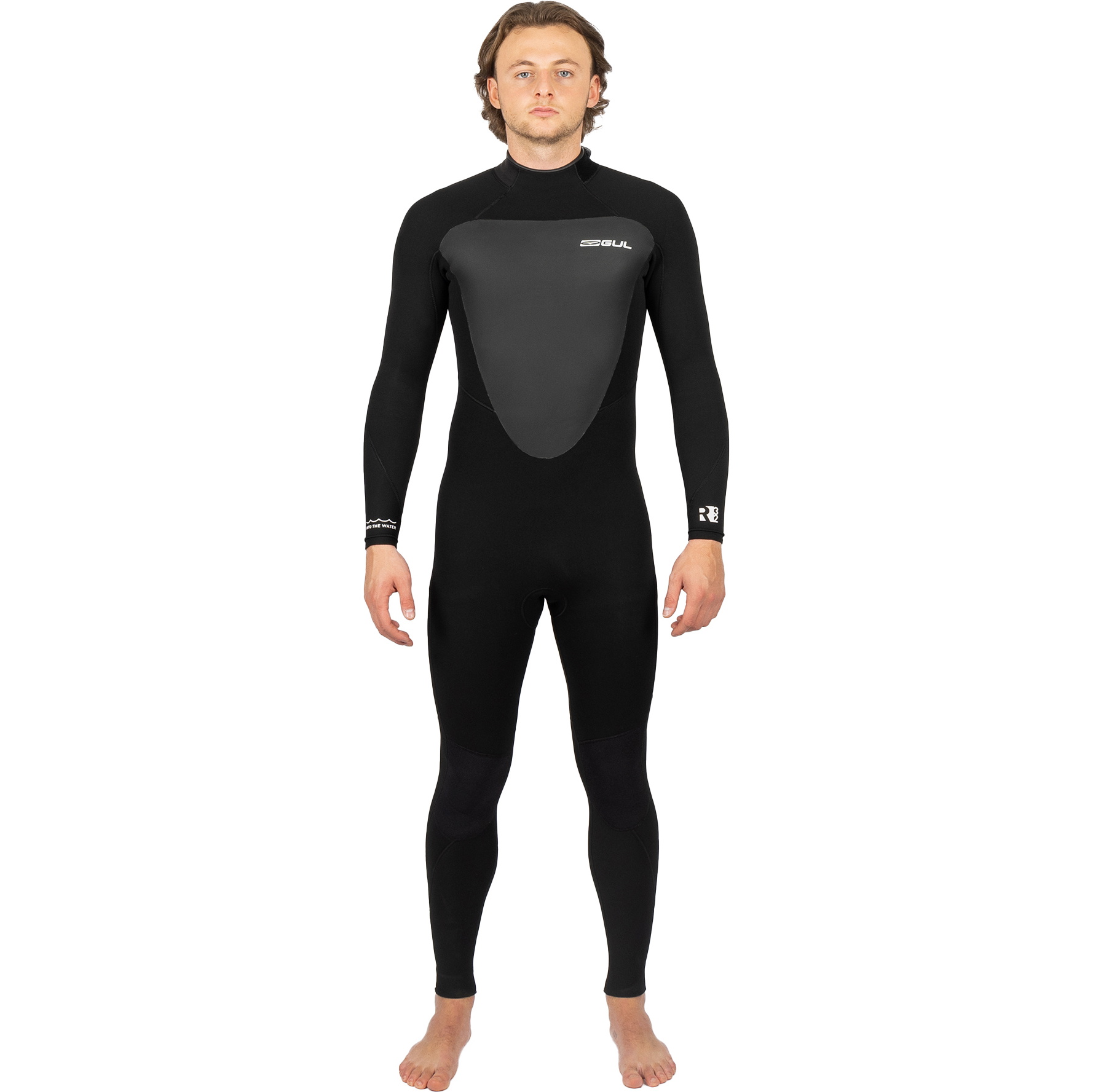 2026 Gul Da Uomo Response 3/2mm Gbs Back Zip Muta RE1231-C1 - Black